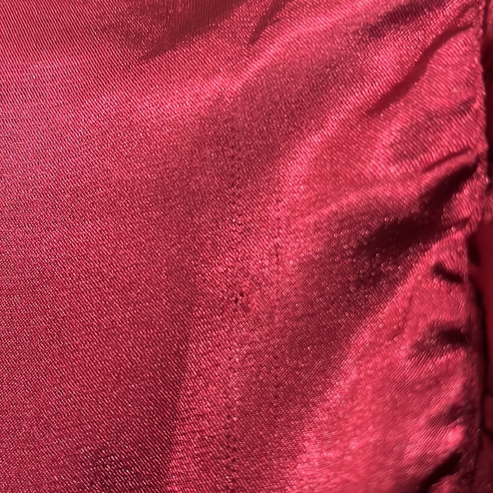 Vine & Love Burgundy Long Sleeve Blouse Women’s Small - Picture 11 of 12